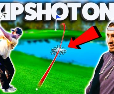 SKIP SHOTS ONLY CHALLENGE | How To Skip A Golf Ball On Water