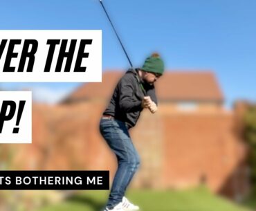 THIS bothers me! Coming over the top golf swing and how to fix it.