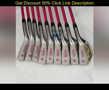 Review New  Golf Clubs HONMA S-06 Women Golf irons set 5-11 Aw Sw (9pcs) irons Clubs Set  Steel or