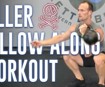KILLER Kettlebell Follow Along Intervals and AMRAP Workout 14.6 | Precision Kettlebells