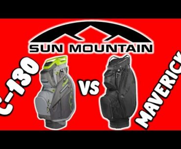 Best Cart Bags 2021 - Sun Mountain C130 vs Sun Mountain Maverick