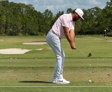 Jason Day feel half wedge on the range at WGC 2021 | Golf Rabble
