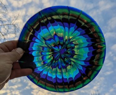 Dyeing a disc golf  red Champion Beast with lotion