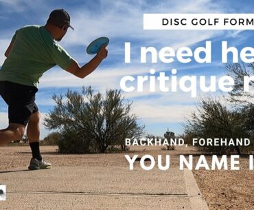Disc Golf Drives off the Tees at Red Mountain South.  Critique Me!!