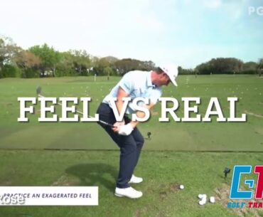 REAL VS FEEL / practice golf swing / golf professionnal