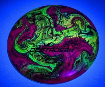 Dyed up another disc golf Rasta Philo Brathwaite Destroyer!