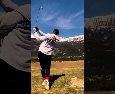all the clubs, finally ball flight can be seen. small improvement