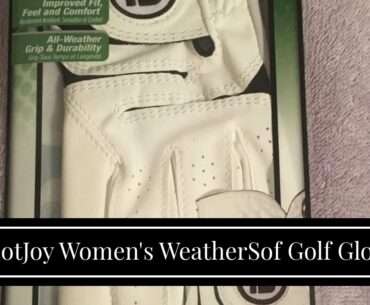 FootJoy Women's WeatherSof Golf Glove (White)