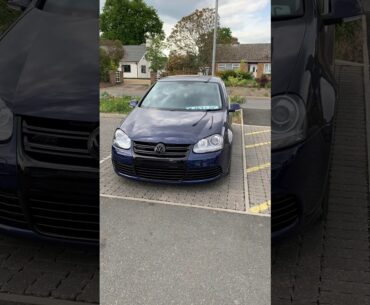 Static Mk5 R32 golf on Bentley wheels
