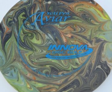 Timelapse disc golf dyeing a Innova Yeti Pro Aviar