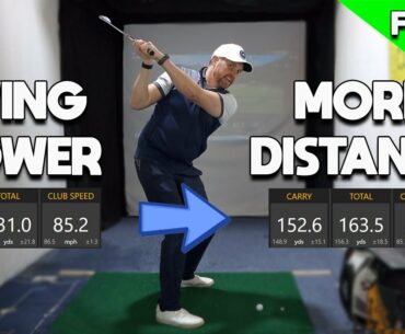SWING SLOWER BUT HIT THE GOLF BALL FURTHER