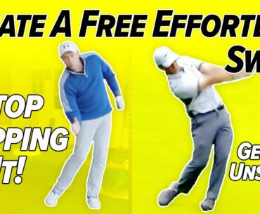 Powerful, Effortless GOLF SWING! - Stop FLIPPING it! - The MOVE! - Swing Like A PGA PRO!