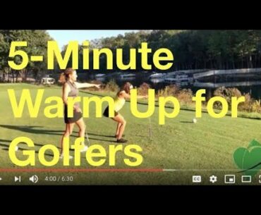 Pre-Round Warm Up Routine for Golfers-Improve Your Golf and Fitness with Cardiogolf