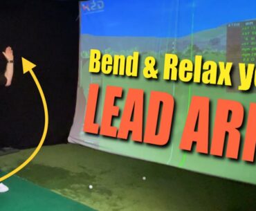 More speed? Bend & relax your lead arm...