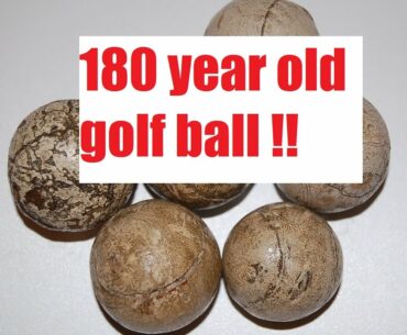 Rare golf balls! From the feathery to the haskell.