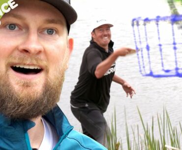 Uli gets a quadruple bogey & blows a huge lead | WACO Front 9 | Mic'd Up Practice Round | Jomez