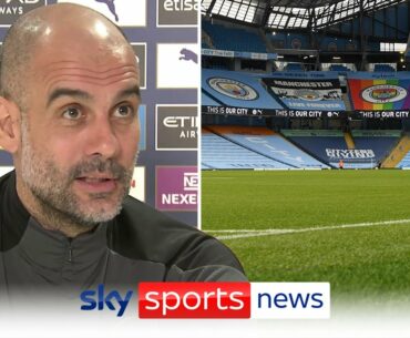 Pep Guardiola concerned by the quality of Manchester City's pitch
