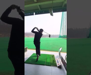 hitting my golf ball through china dust