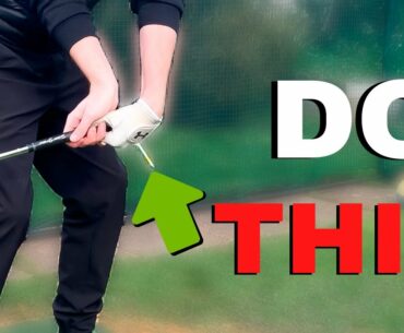 DO THIS DOWNSWING WRIST MOVE FOR INSTANT BALL STRIKING IMPROVEMENT