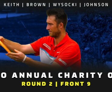 2021 Waco Annual Charity Open | RD2, F9 CHASE | Keith, Brown, Wysocki, Johnson | DISC GOLF COVERAGE