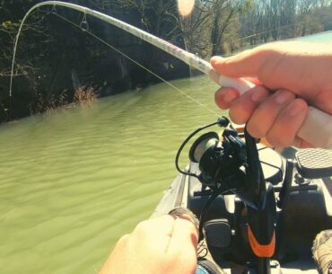 The Bass were Stacked up in ONE Place - Late Winter Fishing