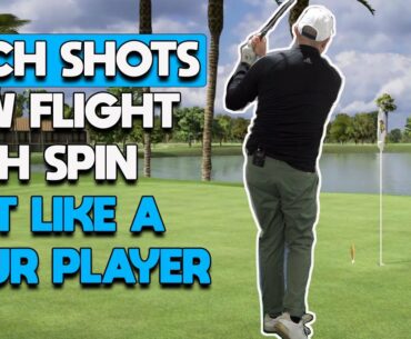 HOW TO HIT LOW FLIGHT HIGH BACKSPIN WEDGE SHOTS