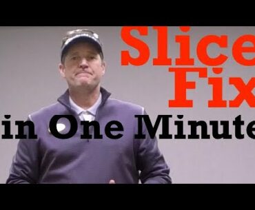 Stop the Slice - One Minute Fix - Golf Lesson