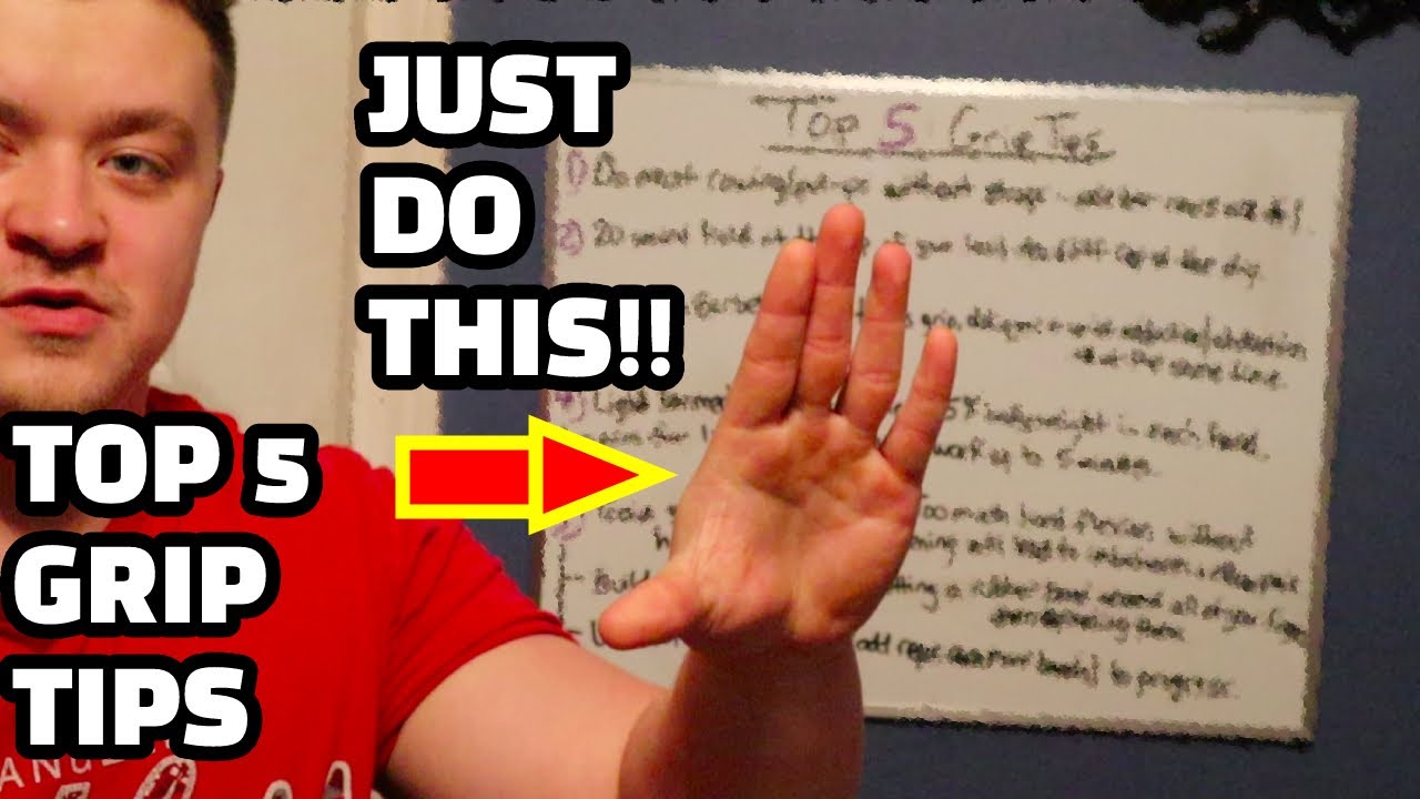 Top 5 Grip Tips – BUILD A STRONG GRIP! Top 5 Grip Tips - BUILD A STRONG GRIP!