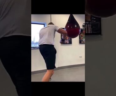 Tyson Fury Training In MMA Gloves