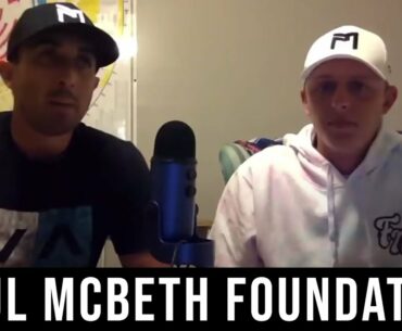 Paul Mcbeth talks about the Paul Mcbeth Foundation | Nick and Matt Show Clips