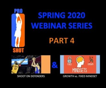 Spring 2020 Webinar Series Part 4: What are the BIGGEST shooting mistakes made...