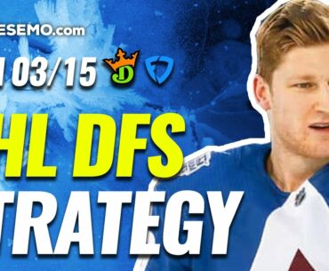 NHL DFS PICKS: DRAFTKINGS & FANDUEL DAILY FANTASY HOCKEY STRATEGY | TODAY MONDAY 3/15