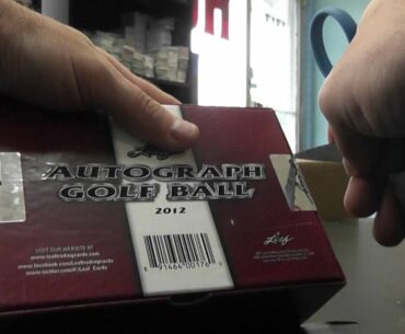 SuperSitz's 2012 Leaf Golf Balls 4 Box Break
