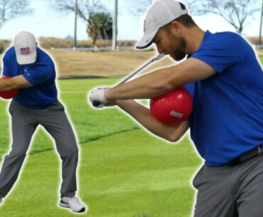 The Natural Way To Swing The Golf Club To Hit STRAIGHT Shots