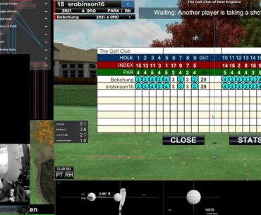 GSPro, -15 (57) scramble with @srob, The Golf Club at New England