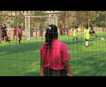 B.S.Pasi Football Match In Red T-Shirt