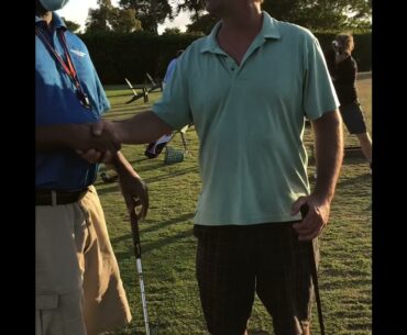 Golfing friends. Today, I met Eddie. He’s a local, high school grad and Miami Shores resident