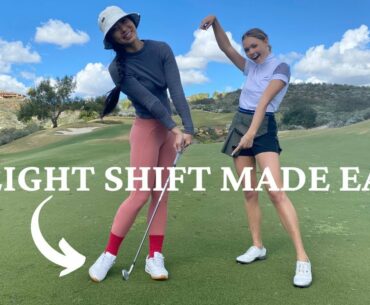 Golf Weight Shift Made Easy - Tips with Claire