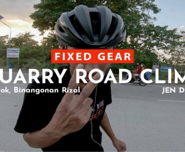 FIXED GEAR CLIMB | Pwersa ba kamo hanap niyo? 49:14 in 7.7% Grade / No Brakes Ent. / Jen Dilag