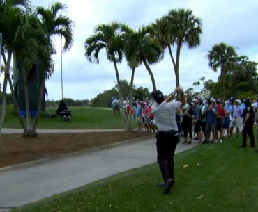 Mickelson's multiple rulings, mega flop lead to crazy par at Honda