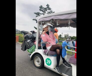 KLPGA angels golf swing. 2 Moon Jeong-hyun pro.