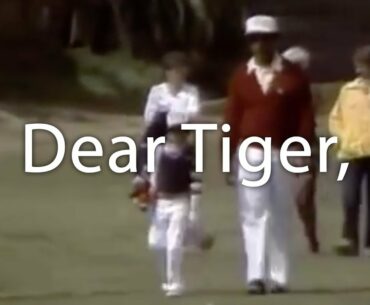 Dear Tiger,  (An Inspiration From Tiger Woods)
