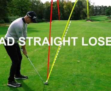 HITTING the GOLF BALL DEAD STRAIGHT is for LOSERS | DO NOT be a LOSER