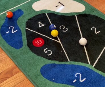 Shuffle Golf putting mat & game  The most fun you can have with your putter!