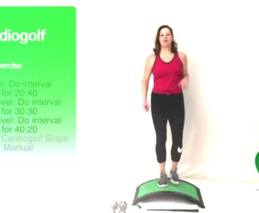 Slope Step Up and Down Tuturioal-Improve Your Golf and Fitness with Cardiogolf