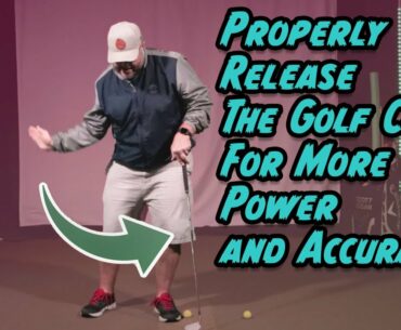 Golf Swing:  How do I release the club so I don't feel stuck?