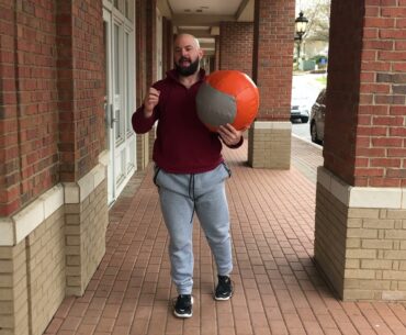 Split Stance Scoop Toss