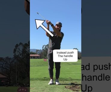 Stop Pulling The Handle Down