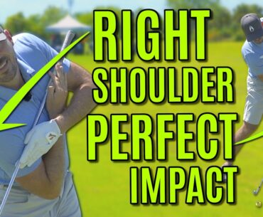 How To Use The Right Shoulder To Create The Perfect Impact Position