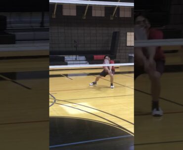 Passing in Volleyball: When Passing Keep Shoulders Parallel To The Net When Passing